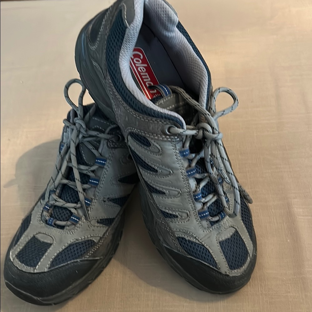 EUC Coleman Gray and Blue Athletic Shoes for Outdoor Adventures